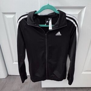 Adidas Black track Jacket